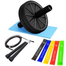 Kit Entrenamiento Ruedas Abs + Soga + Bandas Elasticas