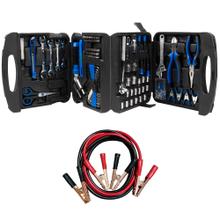 Kit De Set De Herramientas 189 Piezas Y Cable Puente 800Ah Gadnic