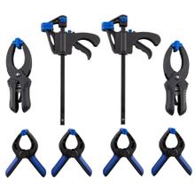 Juego De 8 Prensas Gadnic K8000 Carpinteria Kit Alta Calidad