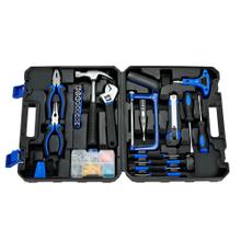 Kit De Herramientas Manuales 113Pzs Set Acero Inoxidable Outlet