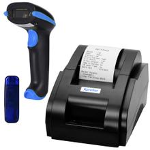 Kit Gadnic Lector Código de Barras Inalámbrico + Impresora Térmica XP-58IIH