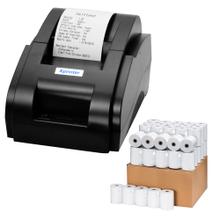 Kit Impresora Térmica X-Printer XP-58IIH Alta Velocidad Impresión 90mms Rollos de Papel x 50 unidades