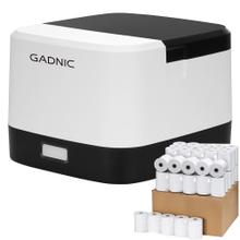 KIT Impresora Térmica Directa Gadnic IMP30 Densidad de Impresión Ajustable 50 Rollos de Papel