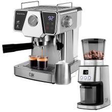 Cafetera Gadnic CME07 Para Café Molido + Molinillo Eléctrico Con Display