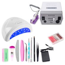 Kit Lámpara LED UV 48W LEDSUN  Torno para Uñas Eléctrico