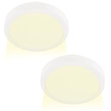 Kit x2 Plafon Lampara techo Led Gadnic PNL24 Redondo 24W CalidoFrio 3000K6000K