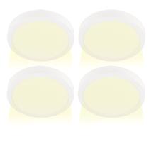 Kit x4 Plafon Lampara techo Led Gadnic PNL24 Redondo 24W CalidoFrio 3000K6000K