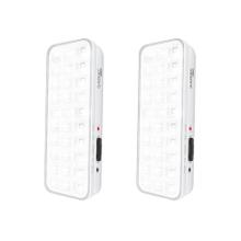 Kit x 2 Luz De Emergencia Gadnic 30 LED Recargable Portátil Y De Pared Con Batería Integrada