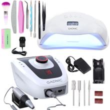 Kit Para Uñas Gadnic Torno T206  Cabina UV Ledsun Plus Uso Profesional