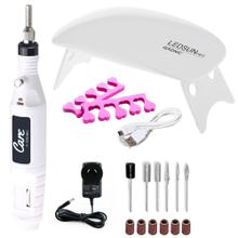 Kit Para Uñas Gadnic Torno T102  Cabina UV Ledsun Mini