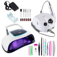Kit Para Uñas Gadnic Torno T202 + Cabina UV Led BQ6 Pro Uso Profesional
