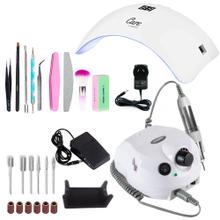 Kit Para Uñas Gadnic Torno T202  Cabina UV LED 48W Profesional