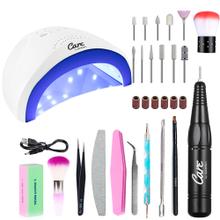 Kit Para Uñas Gadnic Torno T105 + Cabina UV LED 48W Profesional