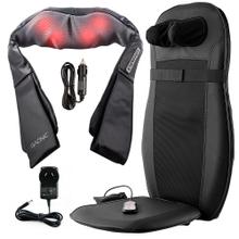  Kit Masajeador Gadnic Ombu Cervical y Lumbar  Masajeador Alamo Cuello Espalda y Glúteos