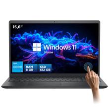 Notebook Dell 3530-5623blk I5 1334u 8512 FHD Touch 156