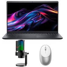 Kit de Notebook Dell Con Micrófono y Mouse Plateado Inalámbrico