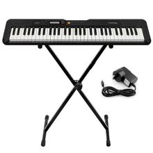 Teclado Musical Casio Casiotone CT-S200 61 Teclas Negro Soporte Tipo Tijera Carlsbro  Fuente Alimentacion