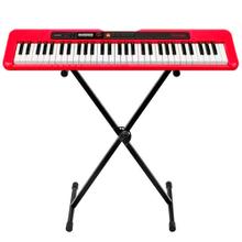 Teclado Musical Casio Casiotone CT-S200 61 teclas Rojo  Soporte Tipo Tijera Carlsbro