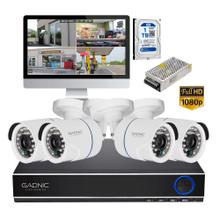 Kit x 4 Camaras de Seguridad Exterior DVR + Fuente Switching 12v a 10a 1TB