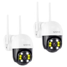 Kit Cámara de Seguridad Gadnic P245F22 Domo 3MP IP66 Bluetooth Wifi Visión Nocturna x2