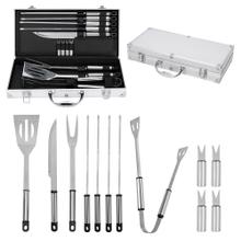 Kit Para Parrilla 12 Piezas Acero inoxidable 