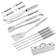 Kit Para Parrilla 12 Piezas Acero inoxidable 