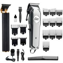 Maquina de Cortar el Pelo Inoxidable + Patillera Profesional Gadnic