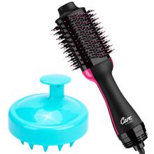 Kit Cepillo Secador De Pelo S1200 Pro + Masajeador De Cuero Cabelludo Gadnic
