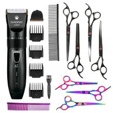 Set de 7 Tijeras Para Peluquería  Máquina De Cortar Pelo Para Perros Gadnic S300