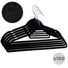 Kit x 150 Perchas Gadnic Terciopelo Antideslizantes Flexibles 45cm