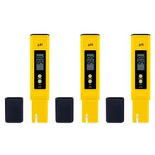 Kit x3 Medidor De PH Digital Calibrado Tester PHmetro