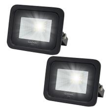 Kit x 2 Reflectores Led Blanco 20W Exteriores/Interiores