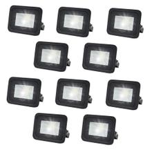 Kit x10 Reflector Led Blanco 20W Exteriores/Interiores Portatil 