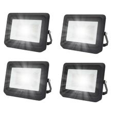 Kit x 4 Reflectores Led Blanco 100W Exteriores Alta Potencia