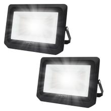Kit x2 Reflector Led Blanco 200W Exteriores Alta Potencia