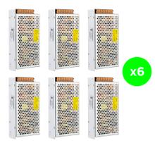 Kit x6 Fuente Switching 12v 10amp Regulada 