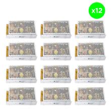 Kit x 12 Fuente Switching 12v 20a Regulada Proteccion Tira Led Cctv 