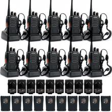 Kit x 10 Handy Baofeng BF-999S 5w 16CH UHF Hasta 10km 