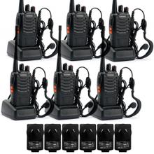 Kit x 6 Handy Gadnic WK99U 5w 16CH UHF Hasta 10km