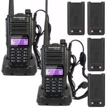 Handy Baofeng A-58 Kit x2 Bi-Banda 5w 128CH Hasta 12km + 4 Baterías y 2 Manos Libres