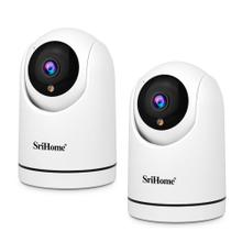 Kit X2 Cámara De Seguridad Srihome 1080p Audio Bidireccional 
