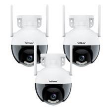 Kit x3 Cámara de Seguridad IP SriHome SH045 2MP Wifi-LAN Vision Nocturna