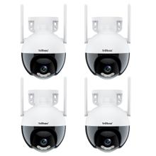 Kit x 4 Cámara de Seguridad IP SriHome 2MP Wifi-LAN Audio Bidireccional