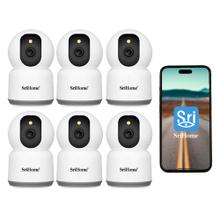 Kit de 6 Cámara de Seguridad IP SriHome 5MP Wifi 5g 2.4g