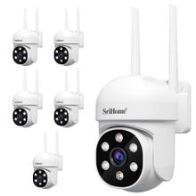 Kit x 6 Cámara de Seguridad IP Domo SriHome SH061 Full HD Vision Nocturna