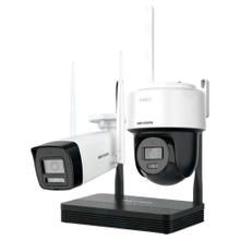 Kit Hikvision EasyLink NKS424W03H con 2 Cámaras IP WiFi 4MP Exterior