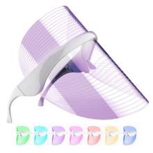 Máscara Led Facial 7 Luces Fototerapia Antiedad Rosacea Acne Usado