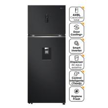 Heladera LG VT45APMC 449L Top Freezer Door Cooling Smart Inverter WiFi 