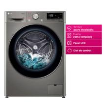 Lavarropas LG ThinQ 10kg Tecnología AI y Vapor con Conexión Inalámbrica Carga Frontal Motor Inverter
