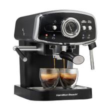 Cafetera Espresso Hamilton Beach 40730AR Retro 15 Bar Vaporizador Latte Cappuccino